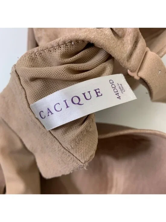 Cacique True Embrace T Shirt Bra Beige 44DDD Underwire Lightly Lined - Picture 6 of 7
